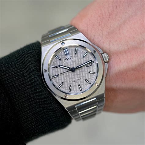 iwc ingenieur on wrist|iwc ingenieur 40 titanium.